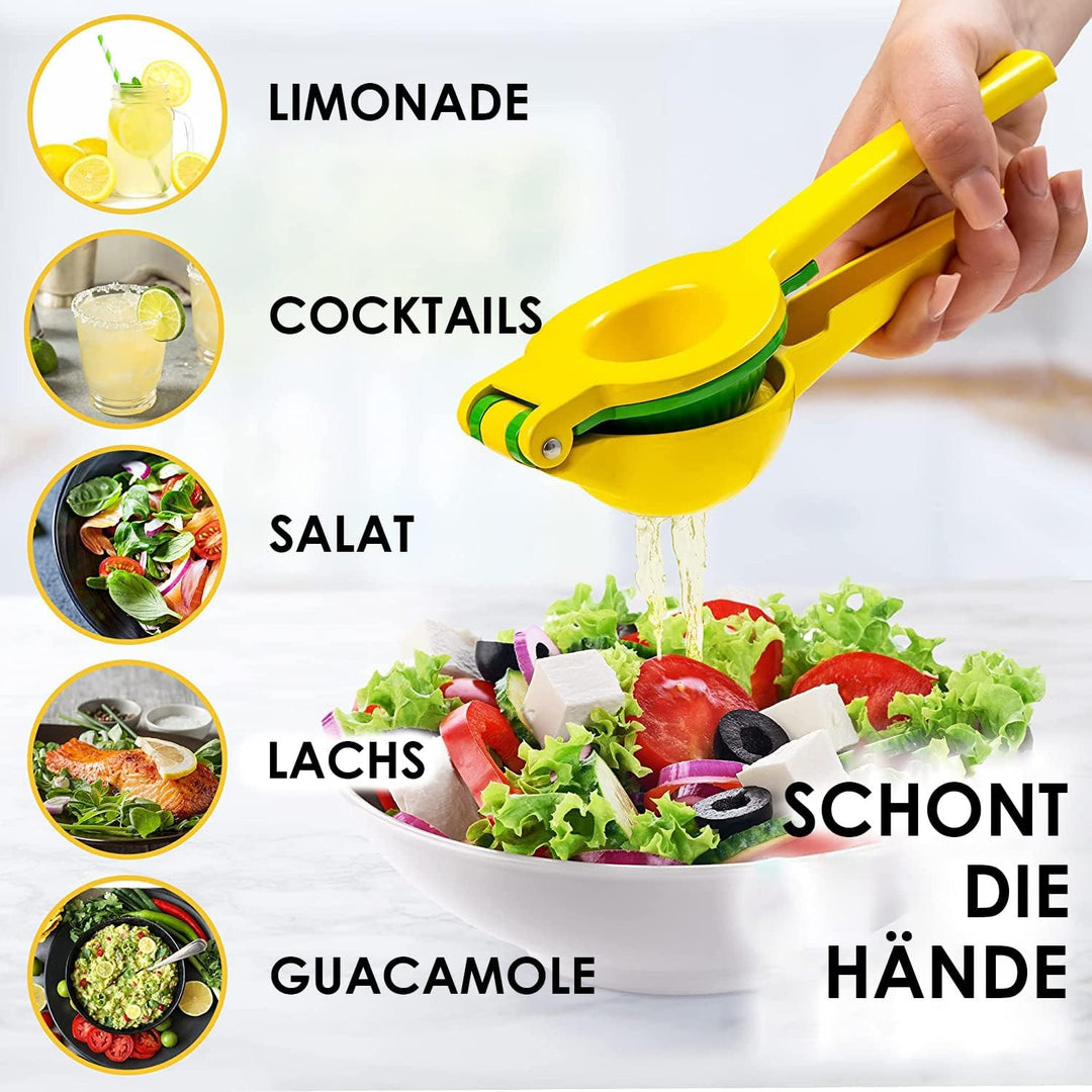 Zulay Kitchen Zitronenpresse &amp; Limettenpresse, Manuelle Zitruspresse Handpresse für Zitronen und Lim