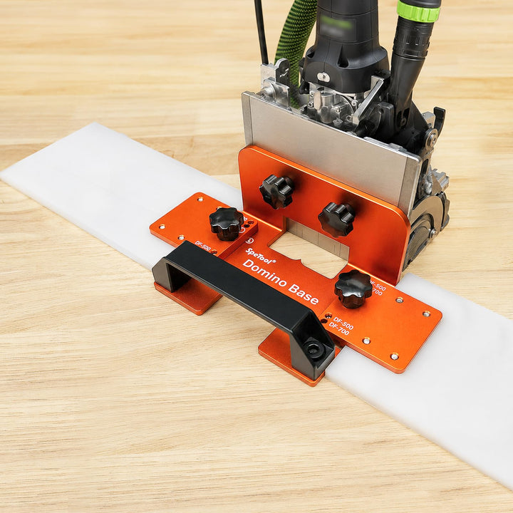 SpeTool Aluminium-Domino-Auflage, kompatibel mit Festool Domino DF-500 und DF-700