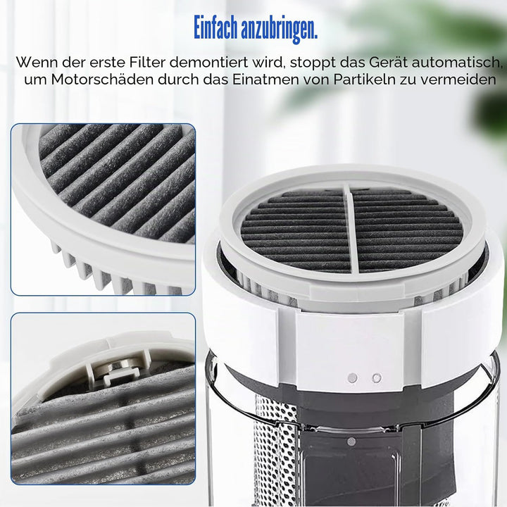 6er-Pack waschbare HEPA-Filter für Xiaomi Roidmi X20 / X30 / X30 / S2 / F8 Storm Pro kabelloser Stau