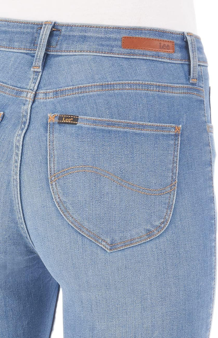 Lee Damen Jeans Hose Scarlett High Waist Skinny Fit Jeanshose Denim Stretch | Pants Blau Schwarz 24
