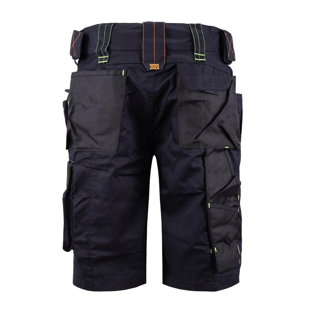 Engelbert Strauss SHORTS e.s.motion 2020 Schwarz / Gelb (sz 44), Qualitative Arbeitskleidung 44 Blac