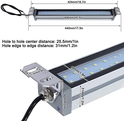 LED-Industriemaschinenleuchte, IP67 Wasserdicht Explosionsgeschützt 24V 36V 12W Hohe Helligkeit LED