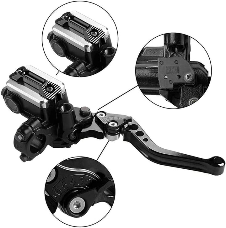 CENPEK Universal Motorrad 7/8 Zoll 22MM Lenker Hauptbremszylinder Kupplungshebel Links und Rechts Se