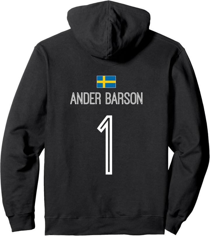 Schwedische Namen Sauf und Party Trikot Fussball Pullover Hoodie