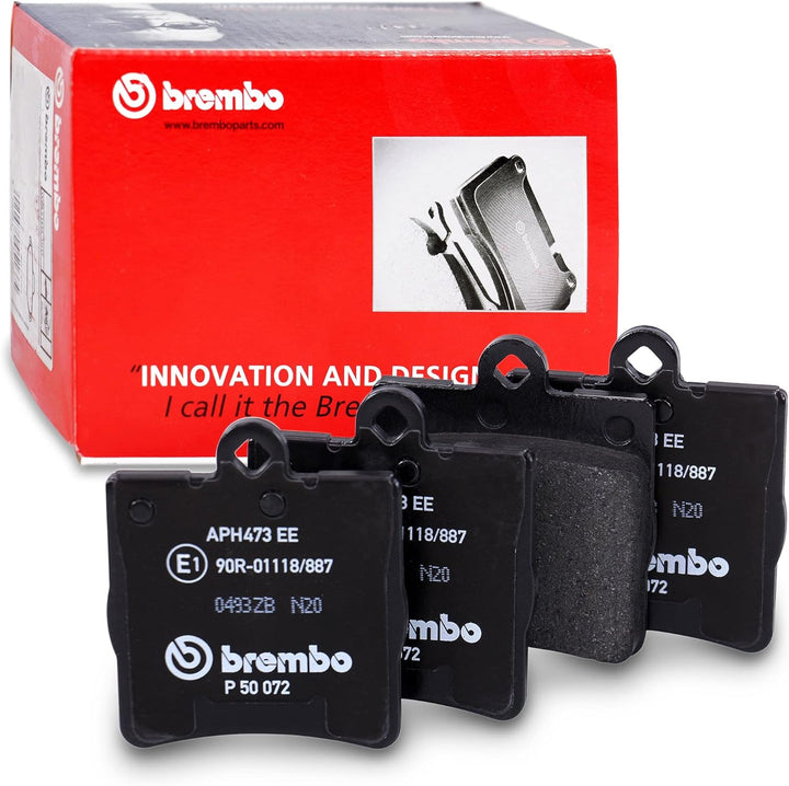 Brembo P 50 072 Bremsbelagsatz, Scheibenbremse - (4-teilig)