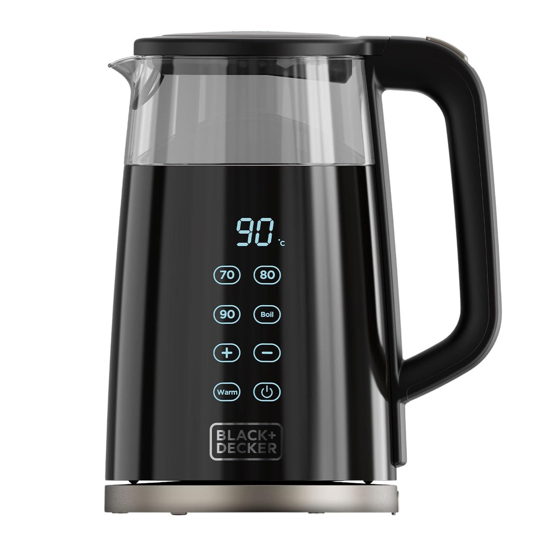 Black+Decker - Elektrischer Wasserkocher BXKE2206E | 2200W | 1,7L Kapazität | 7 Temperaturstufen | D