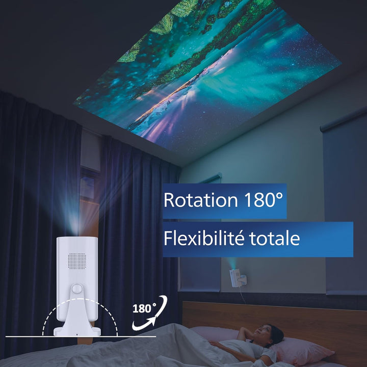 NPX230 Philips, Neopix 230Smart, Heimkinoprojektor, Verschiedene Bildkorrekturoptionen, Full HD 1080