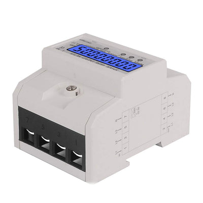 MIRTHBUY Digitaler Stromzähler mit LCD, 3-Phasen 4-Draht, Wechselstromzähler, Geeicht Stromzähler, D