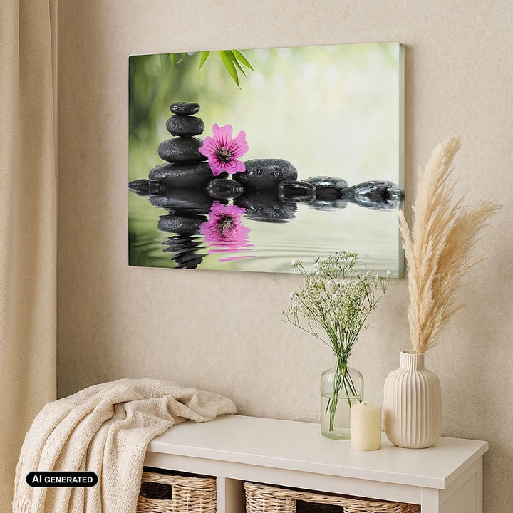 Bilder auf Leinwand 100x70cm Leinwandbild Asien kultur japan orientalisch Gross Wanddeko Bild Schlaf