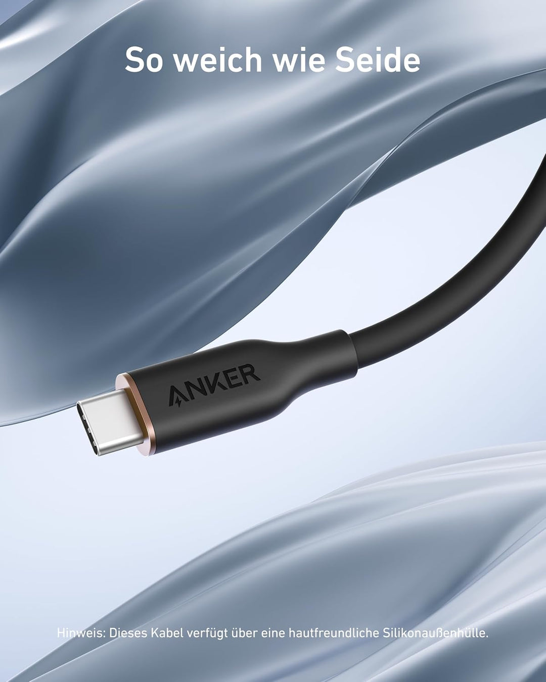 Anker Powerline III Flow, 240W USB C auf USB C Kabel, [2 Stück 1,8m] PD 3.0 USB C Ladekabel für iPho