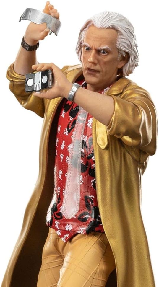 Iron Studios UNBTTF50821-10 1:10 Doc Brown – Zurück in die Zukunft Teil II – Kunstmassstab Back to T