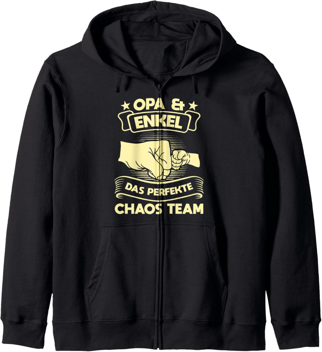 Opa & Enkel das perfekte Chaos Team Opa Enkel Kapuzenjacke