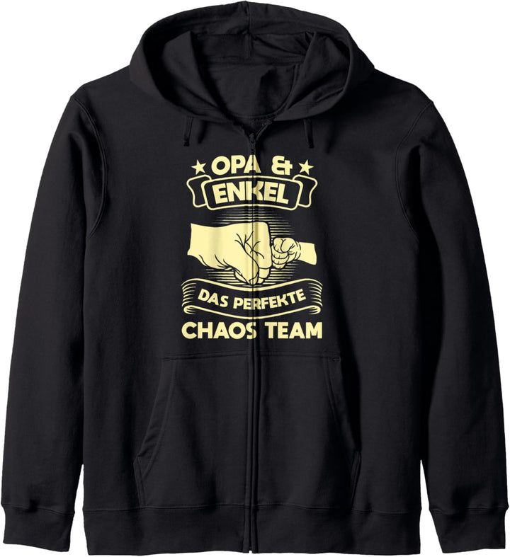 Opa & Enkel das perfekte Chaos Team Opa Enkel Kapuzenjacke