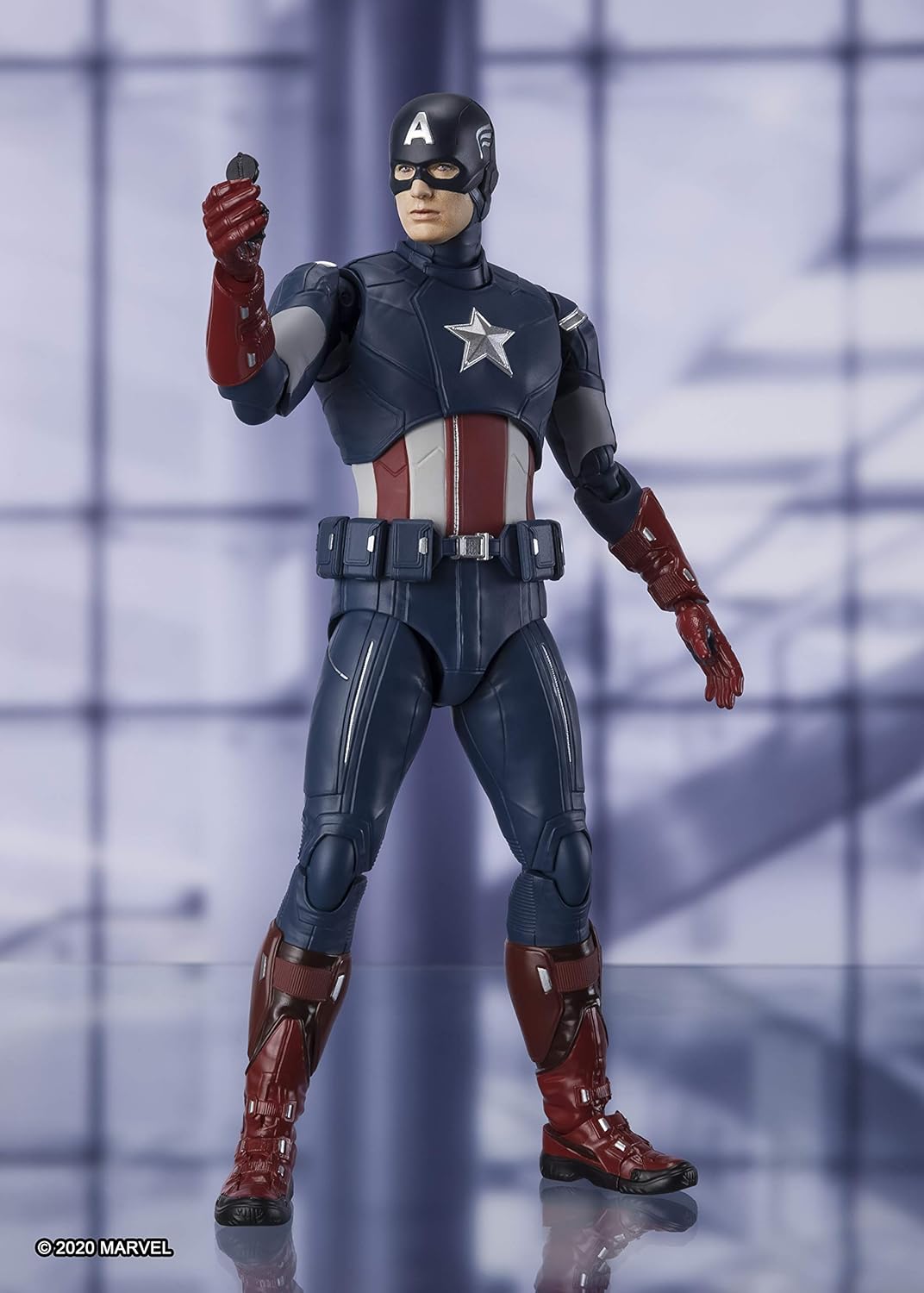 BANDAI Tamashii Nations Avengers: Endgame S.H. Figuarts Actionfigur Captain America Cap VS. Cap Edit