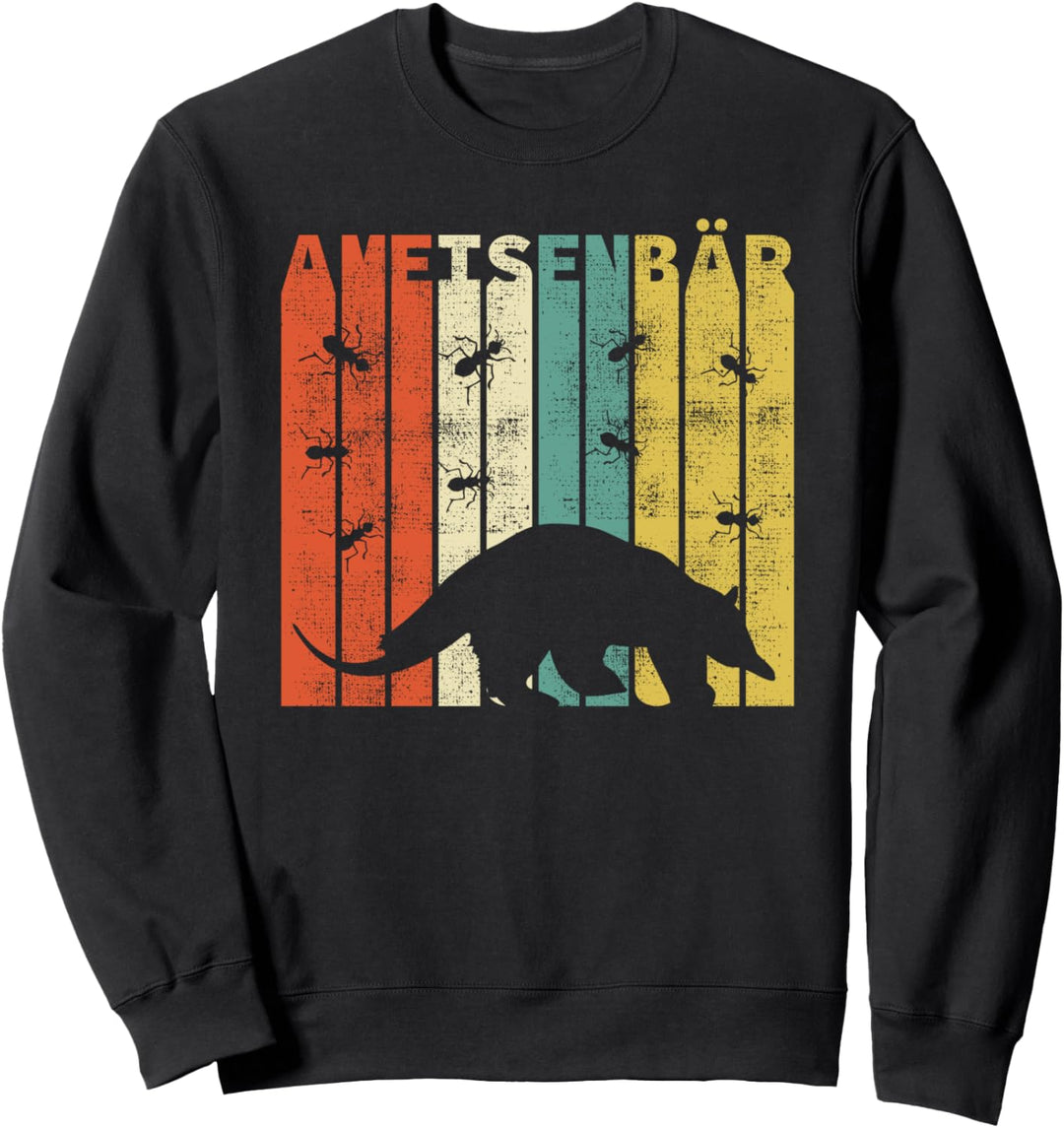 Retro Ameisenbär Ameisen Geschenke Sweatshirt
