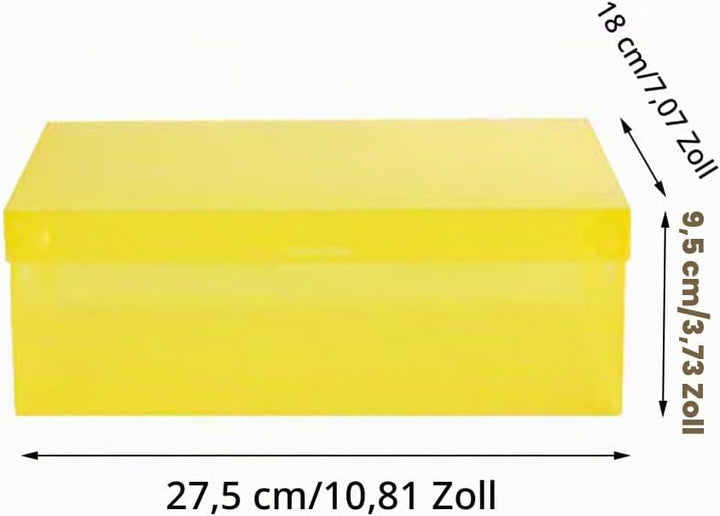 Toyvian 7 StüCk Stapelbare Transparente Schuhboxen Mit Klappdeckel Faltbare Aufbewahrungsboxen Aus R