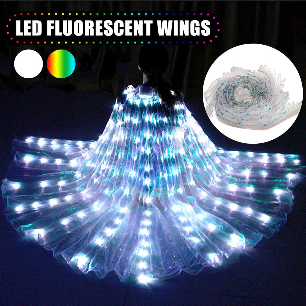 DASNTERED LED-Flügel mit LED-Engelsflügel, 360 Grad LED-Schaukel, komplette Schaukel, LED-Flügel für