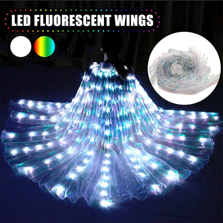 DASNTERED LED-Flügel mit LED-Engelsflügel, 360 Grad LED-Schaukel, komplette Schaukel, LED-Flügel für
