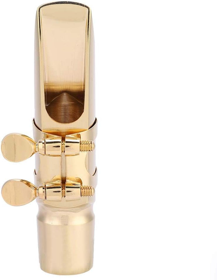 Saxophon 7C Mundstück, Es Alt Saxophon 7C Mundstück Metall mit Cap Pads Musikinstrumente Zubehör