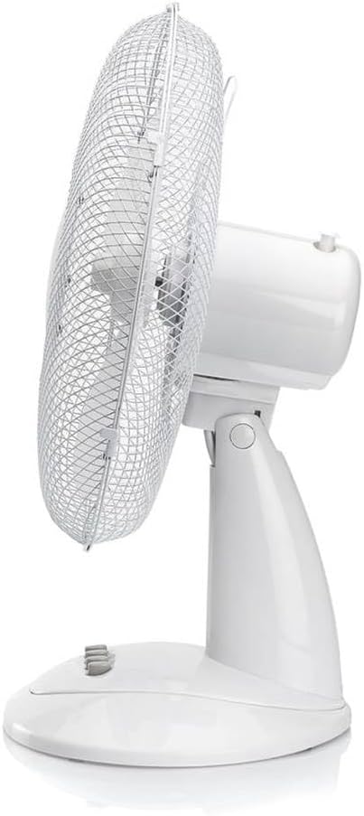 Ventilator mit Schwenkfunktion Tragbarer Leiser Tischventilator 30 cm, mit 3 Geschwindigkeiten Oszil