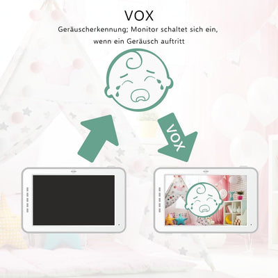 ELRO BC4000 Baby Monitor Royale Full HD Babyfon mit 12,7 cm Touchscreen und App 1080P / 4000 serie 1