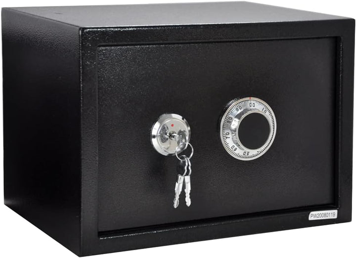 Tresor Möbeltresor Safe Mechanisches Kombinationsschloss + Doppelbartschloss Schranksafe Geldschrank