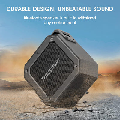 Tronsmart kleine Bluetooth Lautsprecher, IPX7 Wasserfester, Überlegener Bass, 24h Akku, Musikbox Por