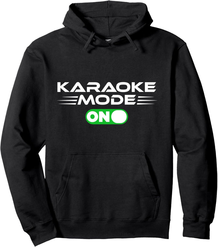 Karaoke Musik Modus Singen Sänger Mikrofon Bar Geschenk Pullover Hoodie