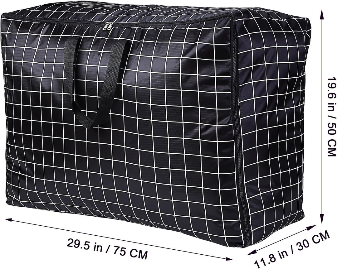 Amosfun Grosse Aufbewahrungstaschen aus Oxford Gewebe 75x50x30cm mit Reissverschluss und Griffen – 2