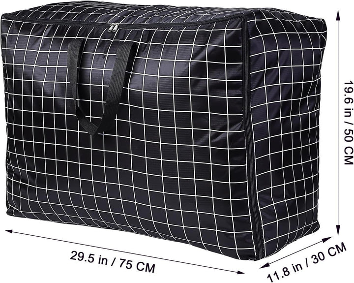 Amosfun Grosse Aufbewahrungstaschen aus Oxford Gewebe 75x50x30cm mit Reissverschluss und Griffen – 2