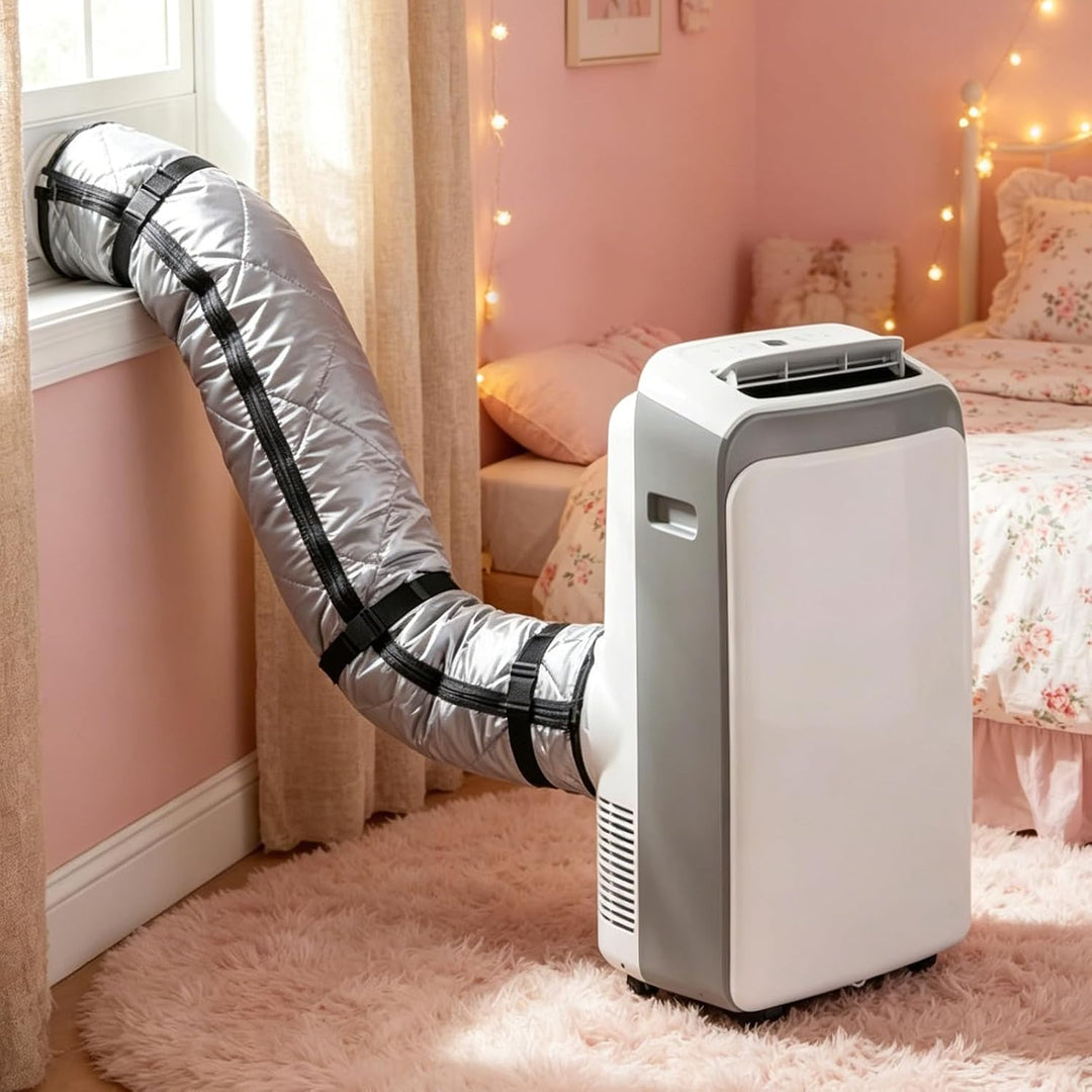 Zerodeko Isolierhülle für Klimaanlagenschläuche aus Aluminiumfolie und Oxford Stoff Flexible Passfor
