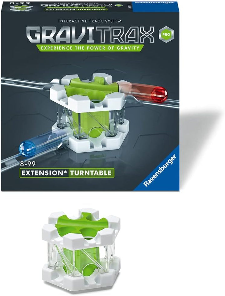 Ravensburger GraviTrax PRO Erweiterung Turntable - Ideales Zubehör für spektakuläre Kugelbahnen, Kon