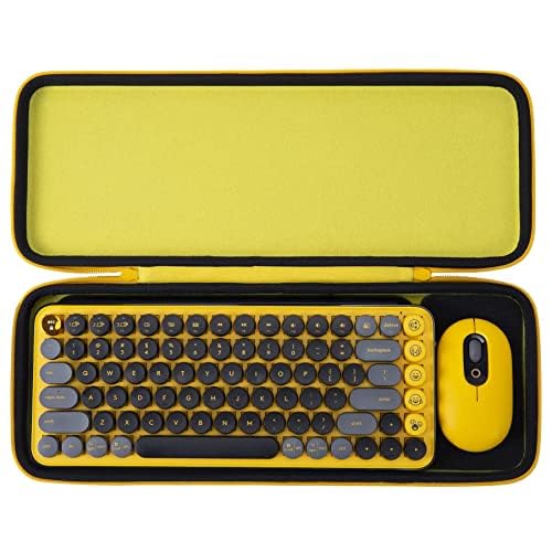 Aenllosi Hart Tragen Tasche Hülle für Logitech POP ICON Combo/Pop Keys Mechanische kabellose Tastatu