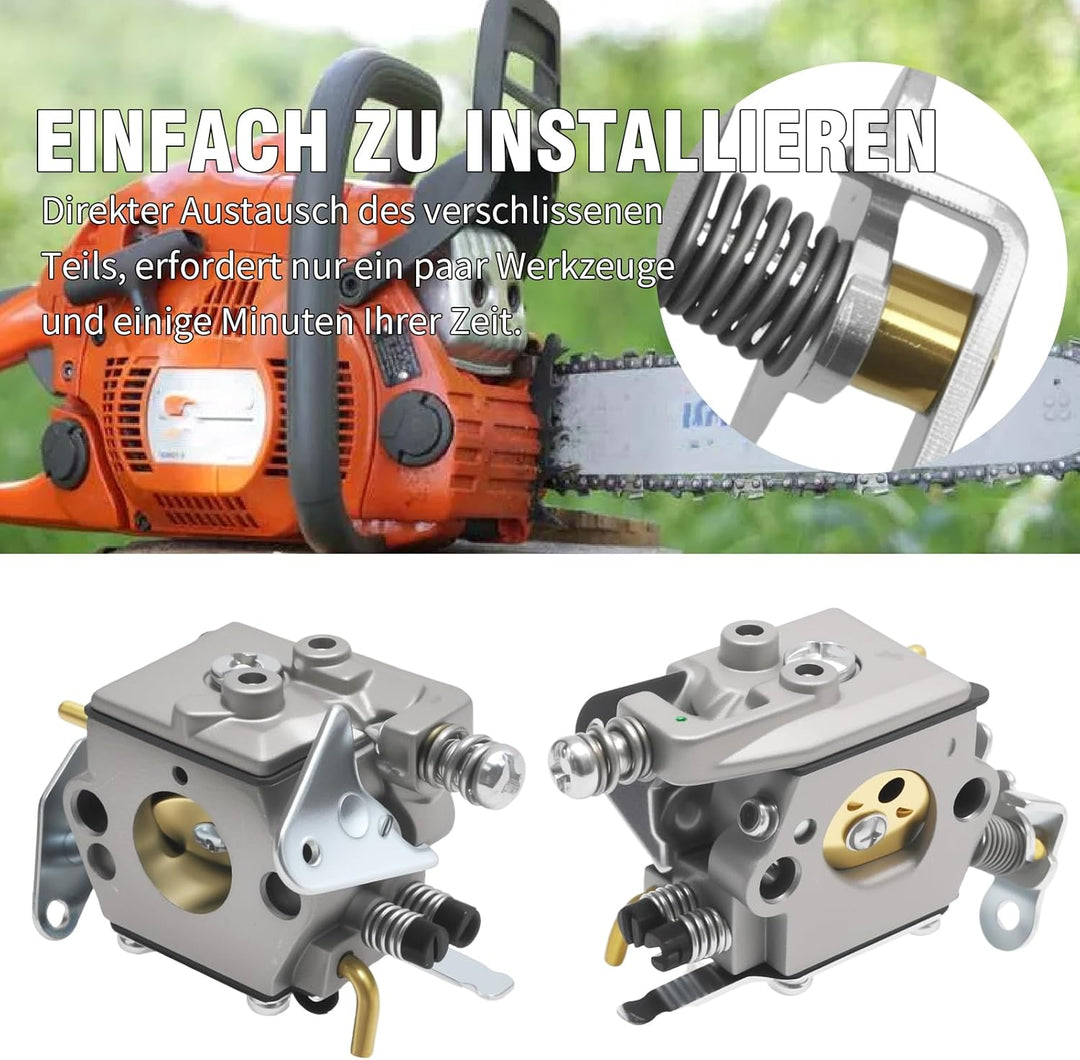 WT-625 Vergaser mit Luftfilter Benzinfilter, Ersatz für Partner 351 352 370 371 390 Ersatz für McCul