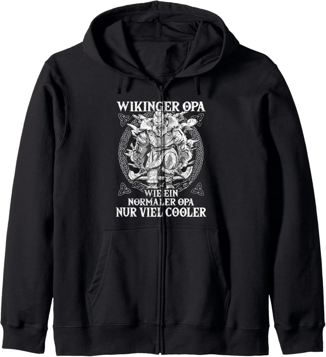 Nordische Mythologie Wikinger Opa Nordmann & Wikinger Kapuzenjacke