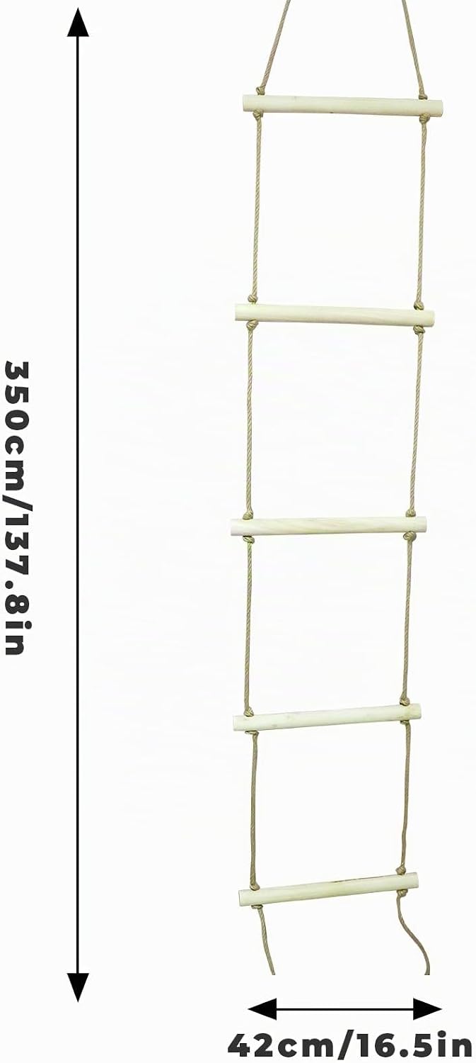 Dnoifne Extra Langer Hühnersitzstange aus Naturholz – Schaukel &amp; Ruheplatz für Hühner, grosse Vögel
