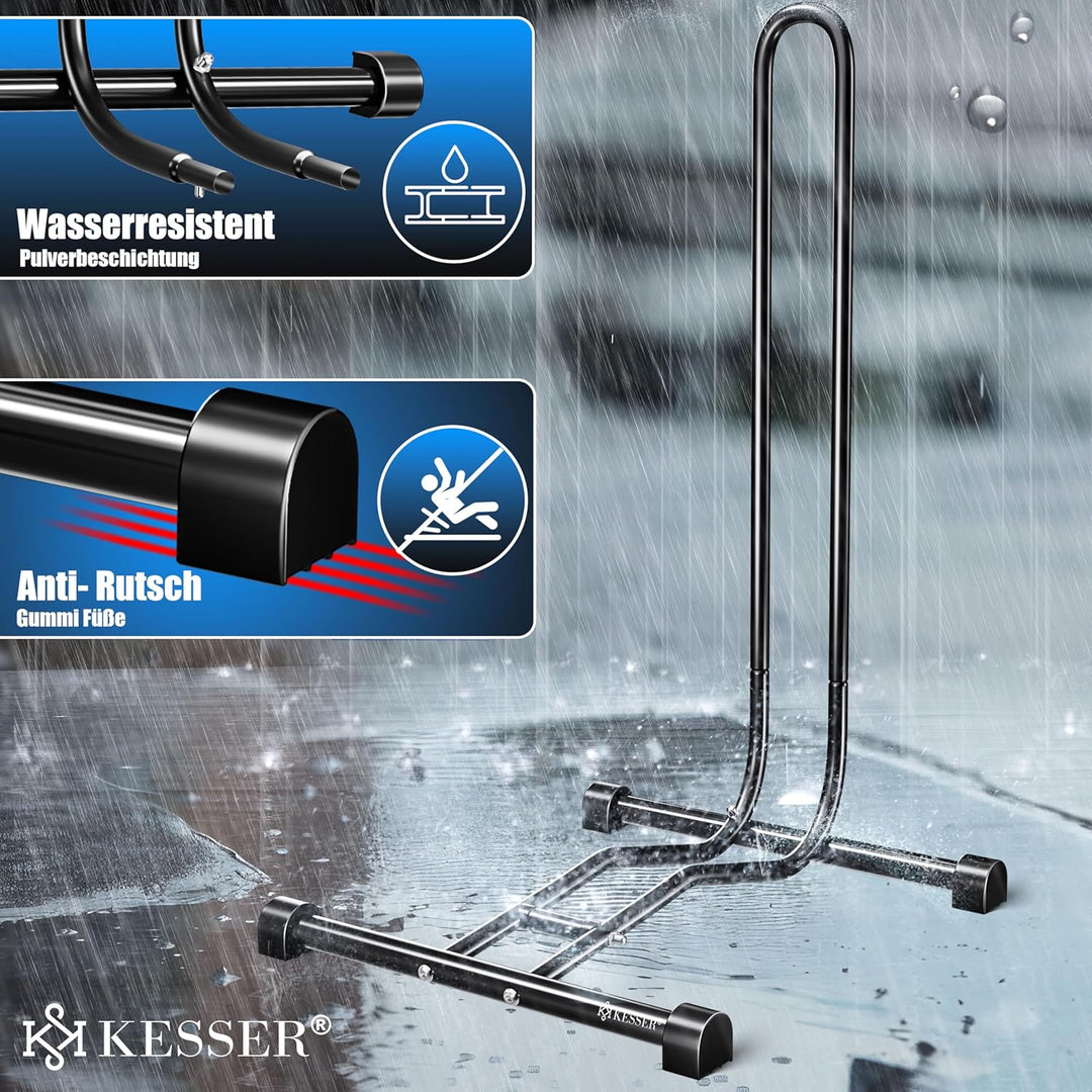 KESSER® Fahrradständer Boden einzeln für Mountainbike, E-Bike, Citybike, Rennrad, MTB | Fahrrad Mont