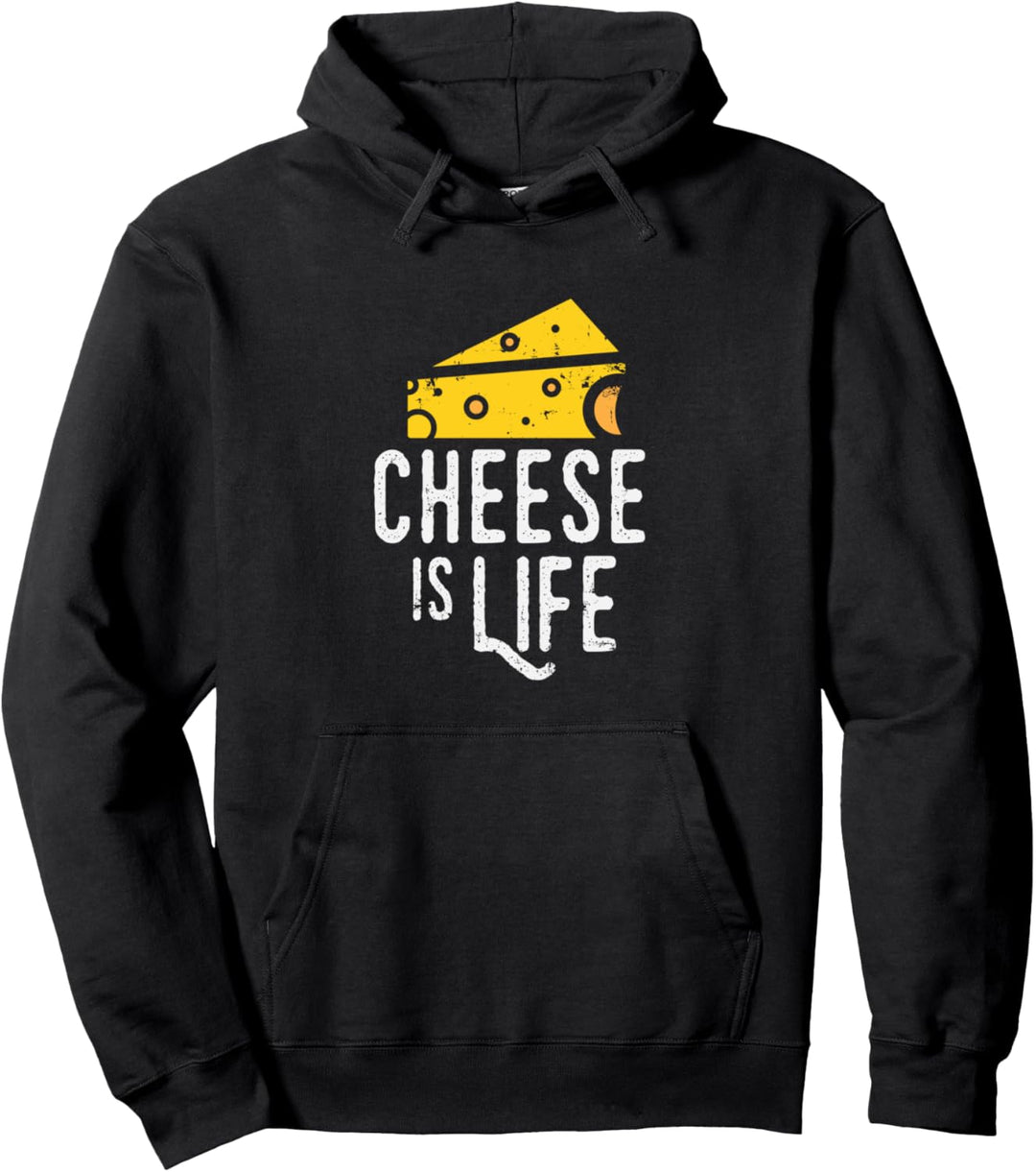 Cheese Is Life Aged Dairy Wisconsin Pullover Hoodie
