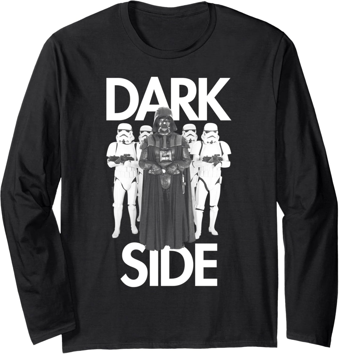 Star Wars Vader & Trooper Dark Side Line Up Portrait Langarmshirt