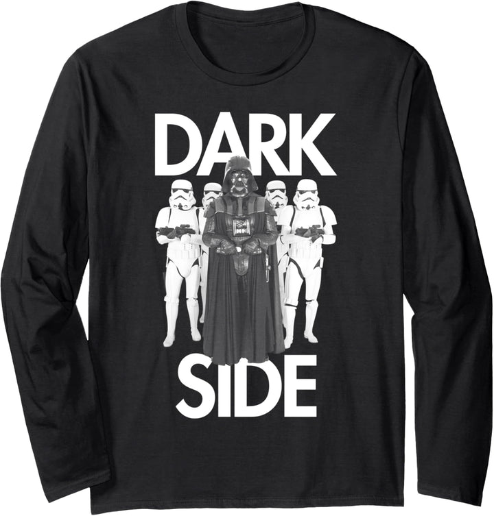 Star Wars Vader & Trooper Dark Side Line Up Portrait Langarmshirt