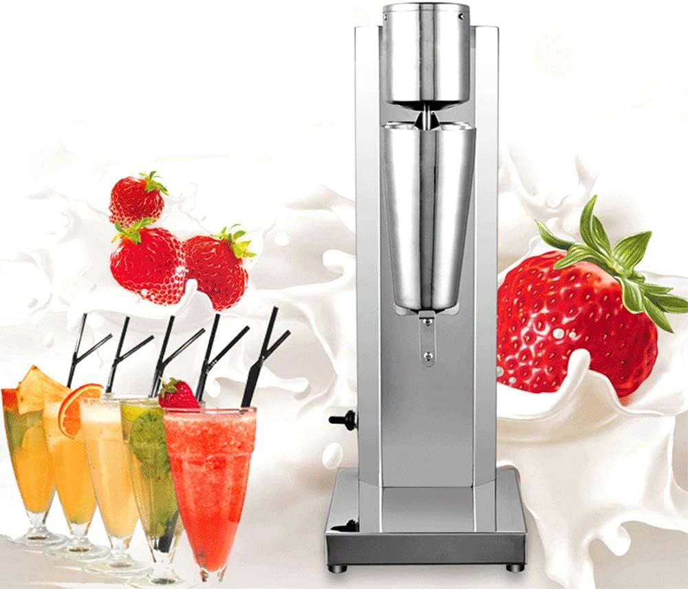 Milchshake Mixer Edelstahl Standmixer Eiweiss Shaker Mixer 650ml, Protein Shaker Elektrisch für Smoo
