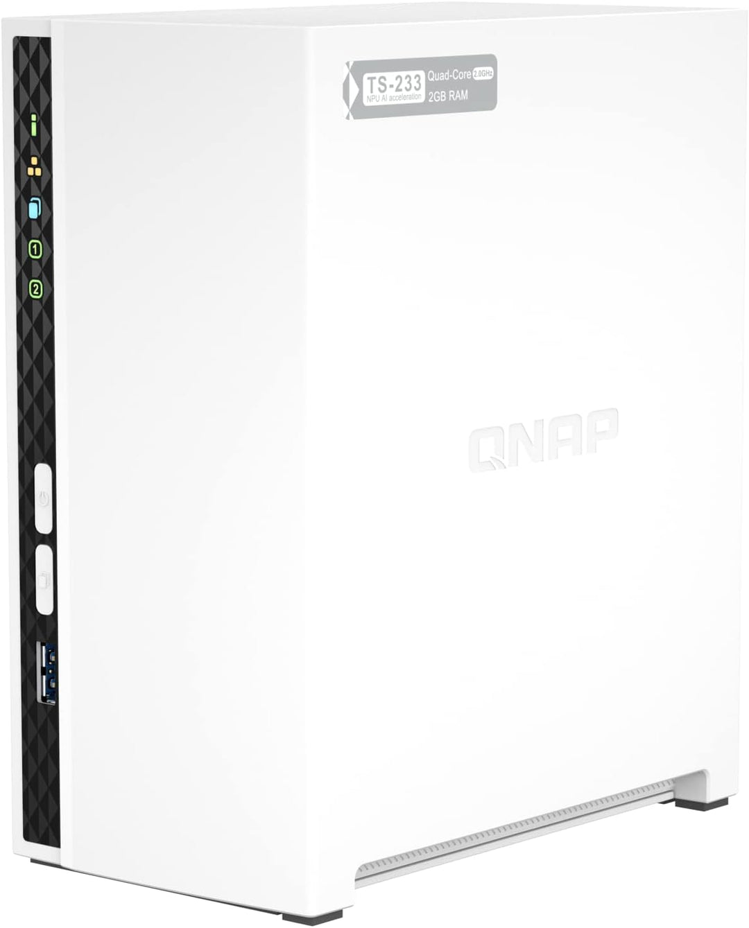 Qnap TS-233 2-Bay 12TB Bundle mit 2X 6TB WD Red Plus 12TB WD Red Plus TS-233, 12TB WD Red Plus TS-23