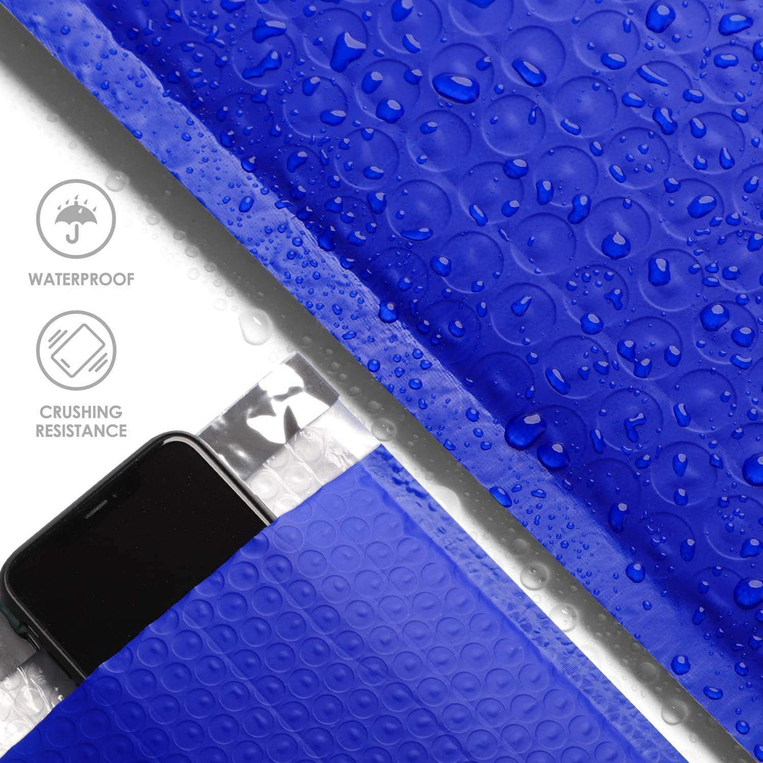Switory 50 Stück Versandtaschen A5 Polsterumschläge 15,3 cm x 26,9 cm Poly Bubble Mailer Gepolsterte