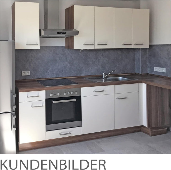 StickerProfis Küchenrückwand selbstklebend in Matt-Optik - 20GREY - 1.8mm, versteift, jeder Untergru