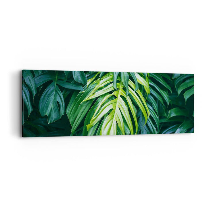 Panorama Bilder auf Leinwand Blume Natur Leinwandbild mit Rahmen 90x30cm Wandbilder Dekoration Wohnz