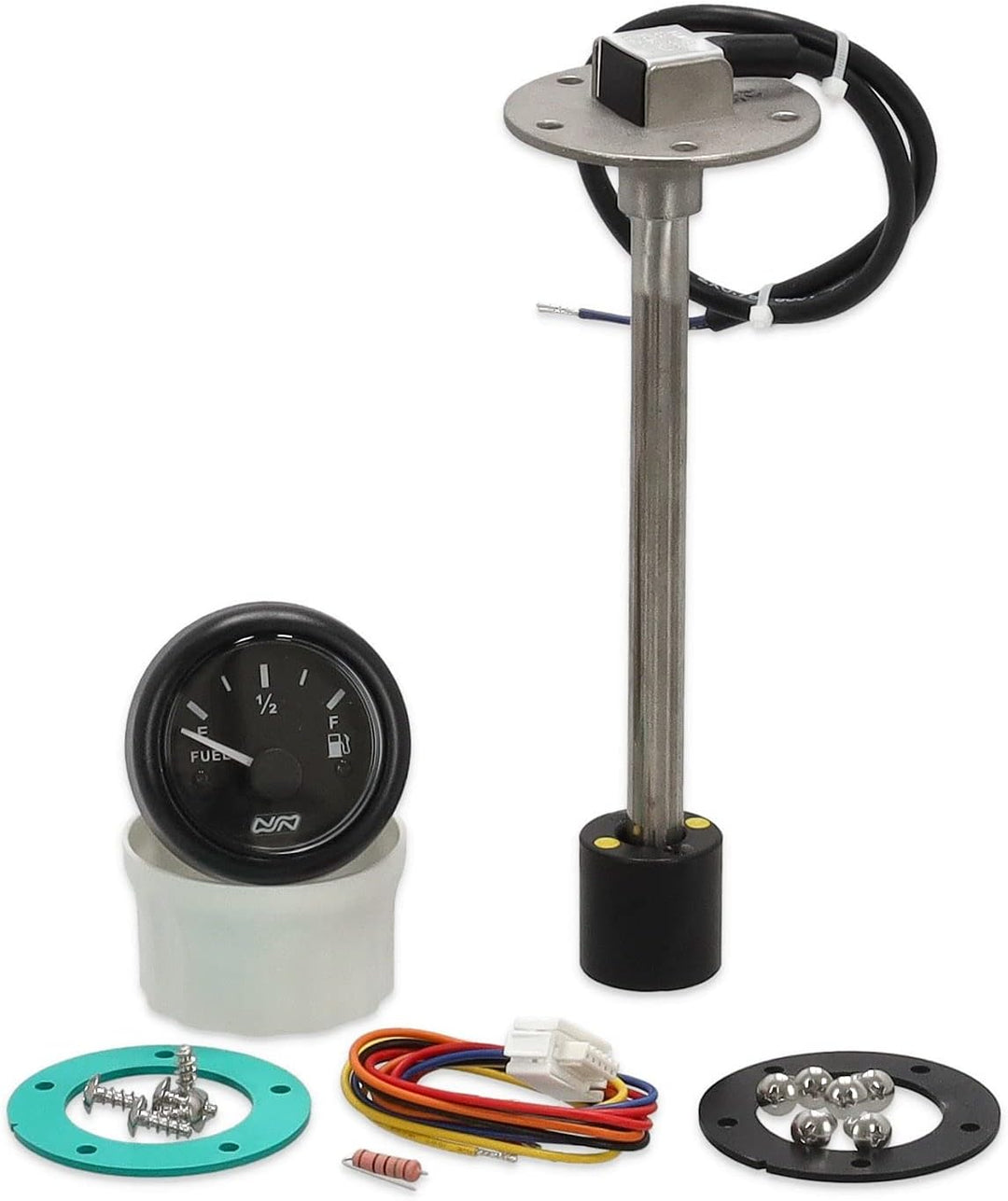 Nuova Rade Edelstahl Set Tankgeber Tankuhr Tankanzeige Benzin 0-190/240-33 Ohm 150-600 mm Boot Benzi