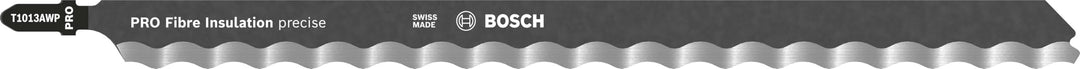 Bosch 3x PRO Fibre Insulation precise T1013AWP Stichsägeblatt (für Mineralwolle, Mineralwolle, Länge