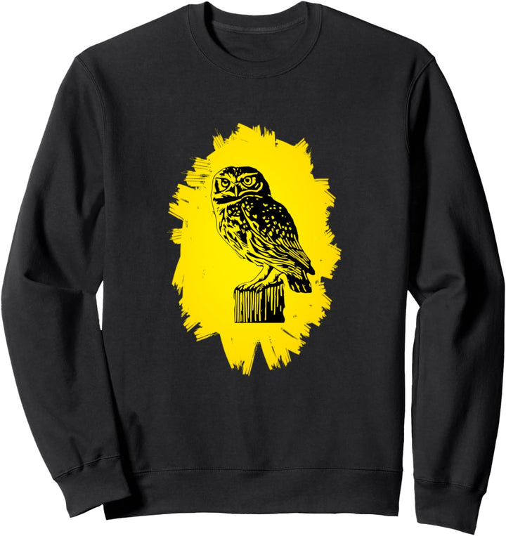 Eule Raubvogel Motiv Vögel Tiere Krallen Schnabel Eulen Sweatshirt