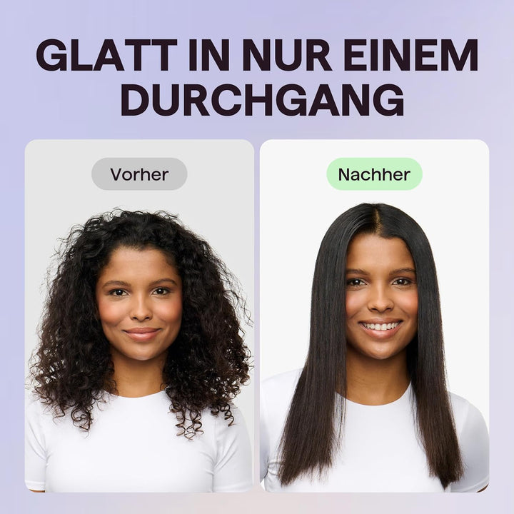 Wavytalk Dampf-Glätteisen Haarglätter für Schnell einen Seidig Glattes Haar