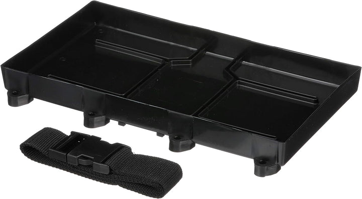 Seachoice Battery Tray with Hold Down Strap, Group 29/31,Black